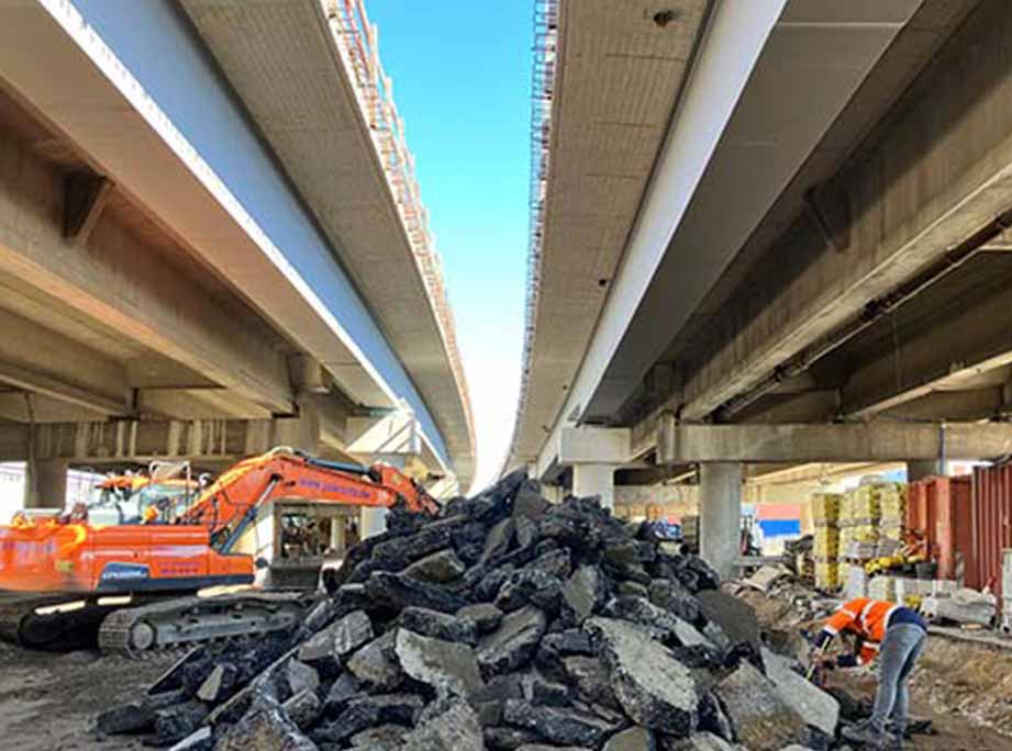 SiGeKo Hamburg Baustellensicherheit Gesundheitsschutz auf der Autobahn A7